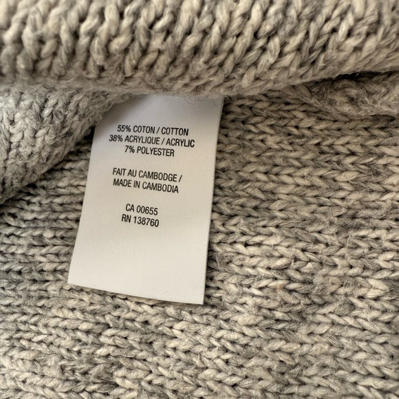 3/$30 - REITMANS Gray Knit Sweater - Picture 3 of 5